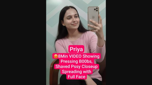 PRIYA Sexy Instagram Influencer Nude XXX Teasing Boobs & Pink Pussy with Full Face On Chamet Live